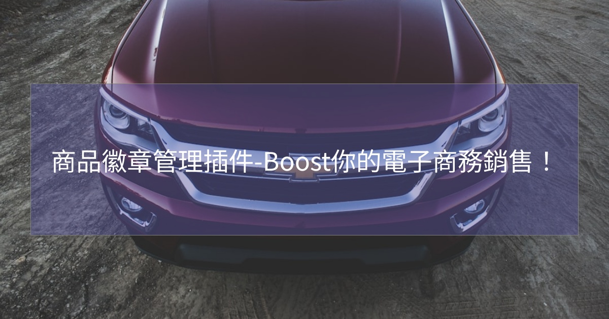 您目前正在查看 商品徽章管理插件-Boost你的電子商務銷售！