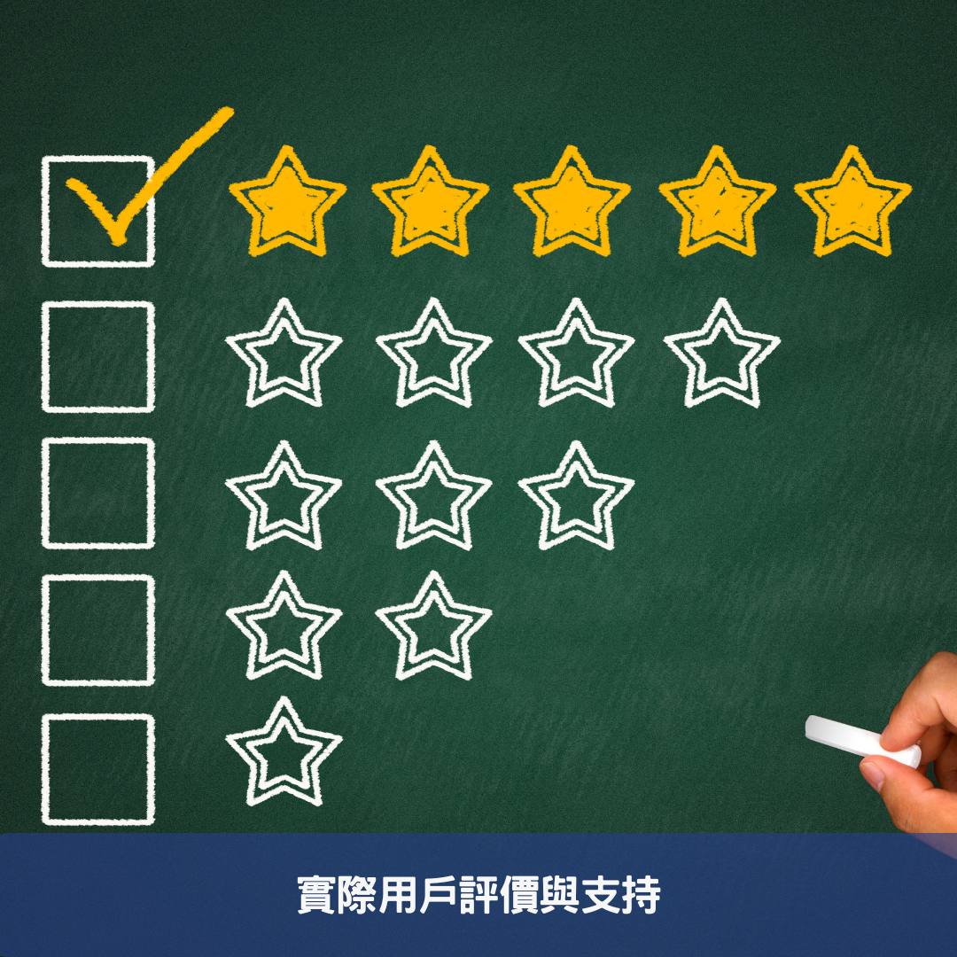 實際用戶評價與支持