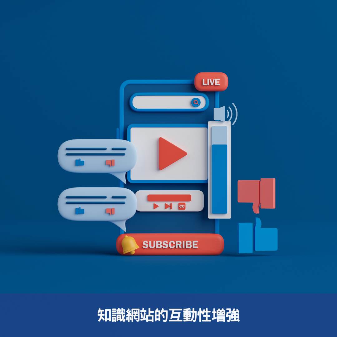知識網站的互動性增強